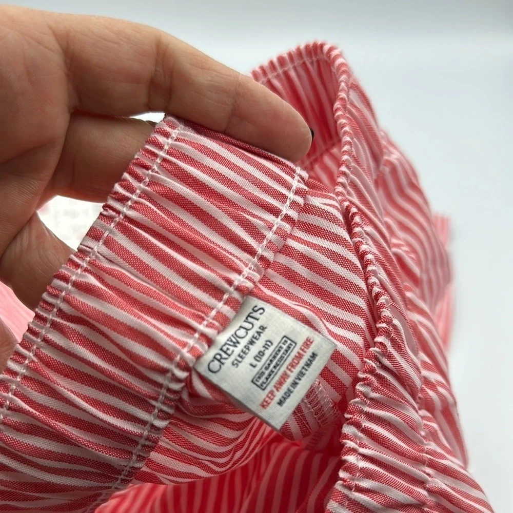 Crewcuts Striped Kids Pajamas Sz10/11